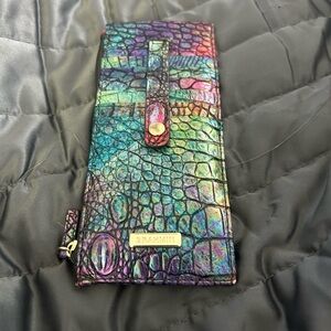 Brahmin Colorful Croc Embossed Wallet
